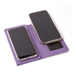 Universal Fit. Newmire Leather Duo Phone Case N Fold Lavender Type A